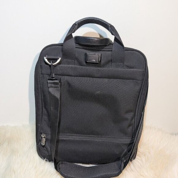 BRIGGS & RILEY 07-BB107 VERTICAL BLACK NYLON LAPTOP BRIEFCASE BAG Travel - Picture 3 of 16